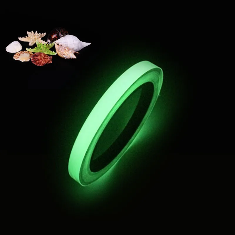 

Reflective Glow Tape Self-adhesive Sticker Removable Luminous Tape Fluorescent Glowing Dark Striking Warning Tape Dropshipping