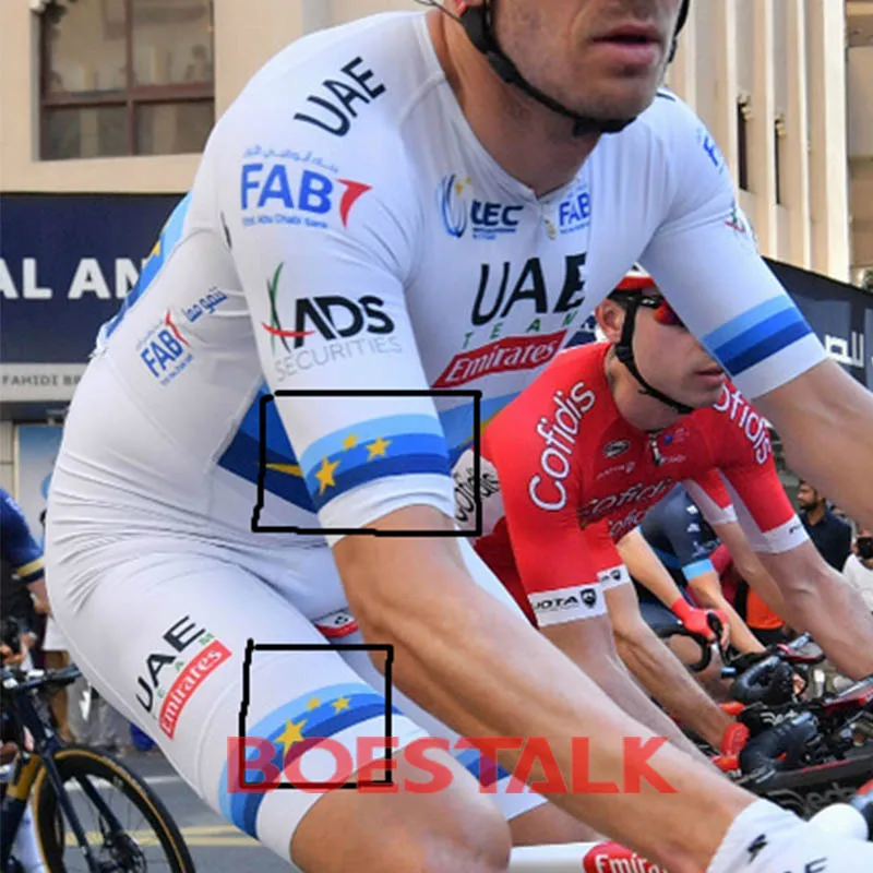 

European champion uae team emirates kit 2019 custom cycling skinsuits triathlon bike speedsuit trisuit body suits wear jumpsuit