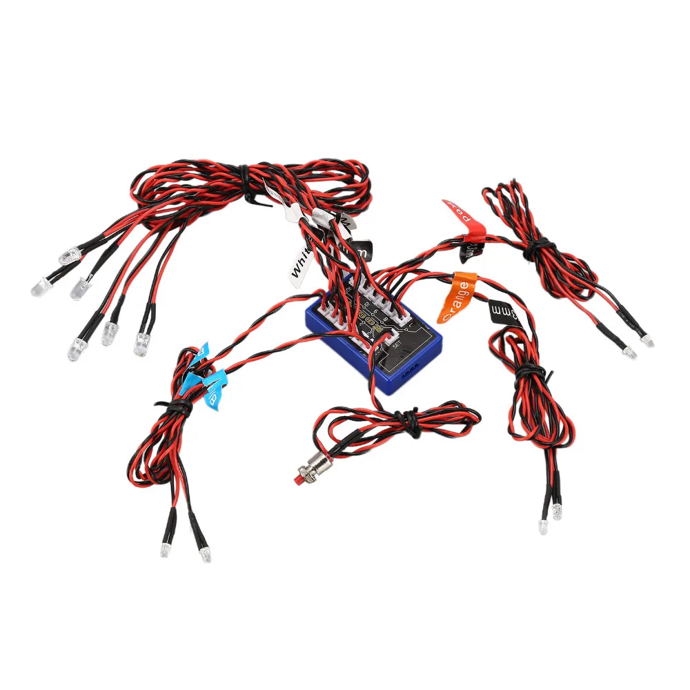 12 Ultra LED Flashing Bright Light Strobe Lamps Kit System for 1/10 1/8 RC Drift HSP TAMIYA CC01 4WD Axial SCX10 RC Car Truck 12 Ultra LED Flashing Bright Light Strobe Lamps Kit System for 1/10 1/8 RC Drift HSP TAMIYA CC01 4WD Axial SCX10 RC Car Truck