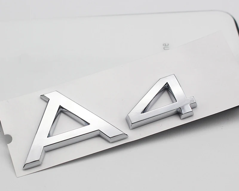 A3 A4L A5 A6L A7 A8 Q3 Q5 Q7 1,8 т 2,0 т 2,4 3,0 Т 3,2 3,6 4,2 для audi все стволом выполнении Ёмкость автомобиля эмблемы Стайлинг Стикеры - Цвет: A4