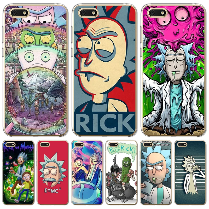 Rick And Morty чехол для телефона Huawei Mate 20 Pro Lite Honor 6A 6X 7 7X 7C 7A 8 8X 9 10 роскошный модный |