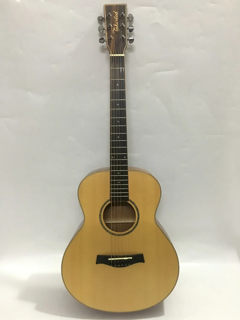 

wholesale solid wood 36inch travel guitar with free gig bag free string