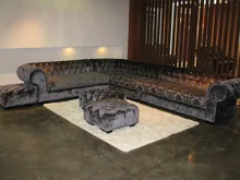 Estilo europeo del norte muebles / simple / moderna / sofá de tela / cafetería decoración sofá / sofá
