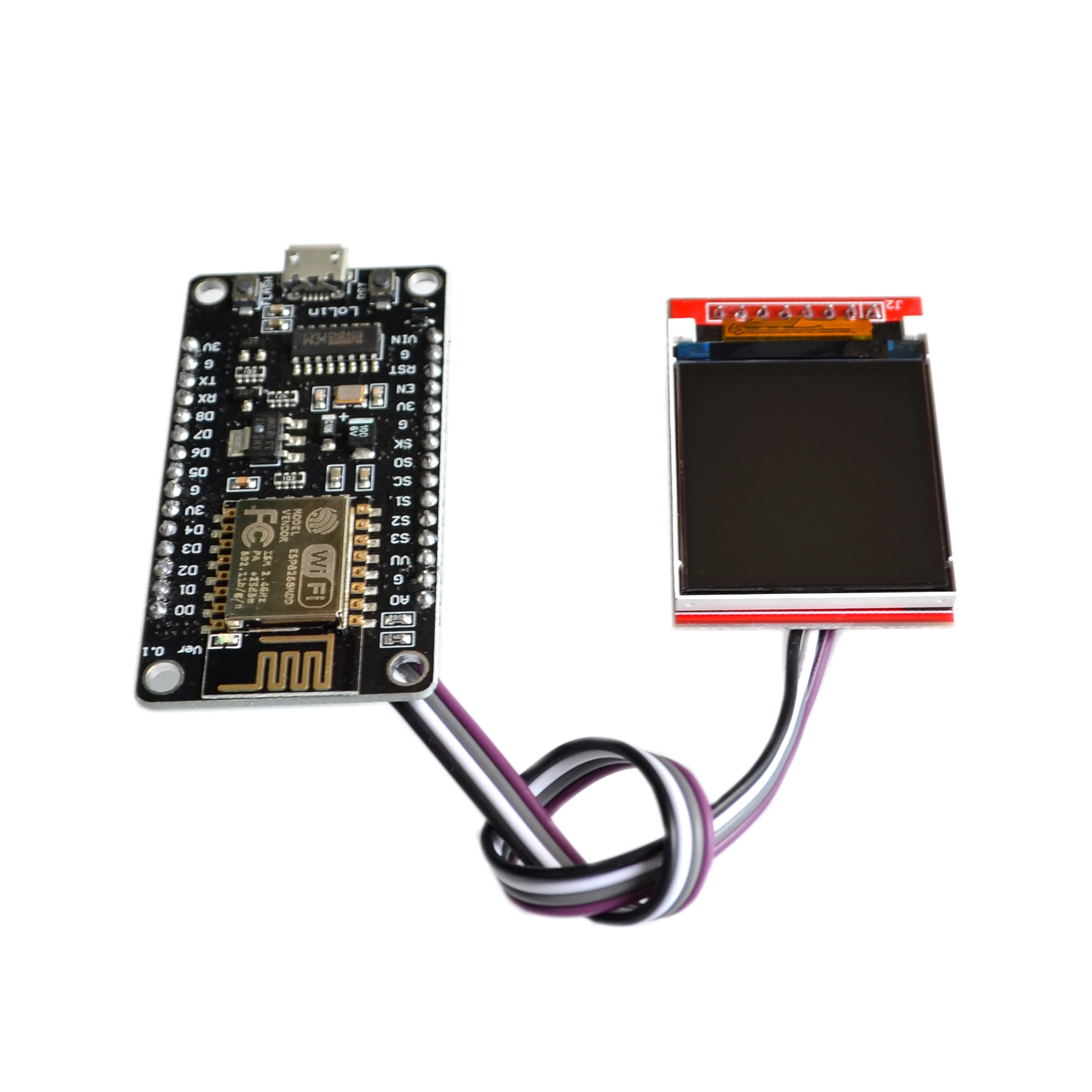 ESP8266 набор для разработки с дисплеем TFT демонстрация изображения или слова от Nodemcu
