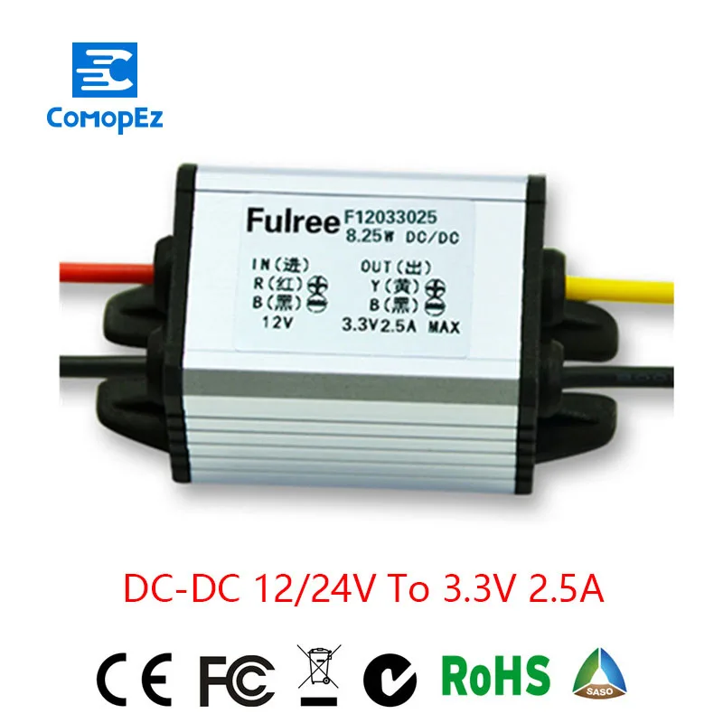 

DC-DC 12V to 3.3V Step Down Converter Module