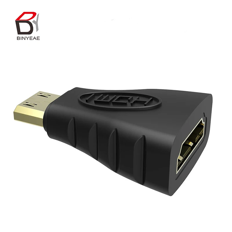 

Hot Sale Mini HDMI Male Type C to Female Type A Adapter Connector for 1080p 3D TV HDTV