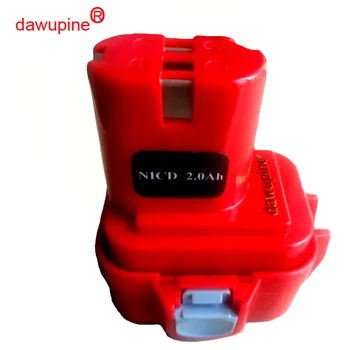 

dawupine 9.6V 2000mAh NI-CD NI-MH Battery For MAKITA 9.6V 192019-4 192534-A 9100,9100A 9101 9101A 9102 6261D PA09 Electric Drill