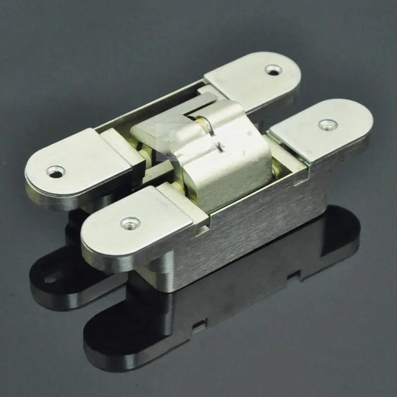 Three Dimensional Adjustable Hidden Hinge Cross Wooden Door Hinge 28 135 140mm x2