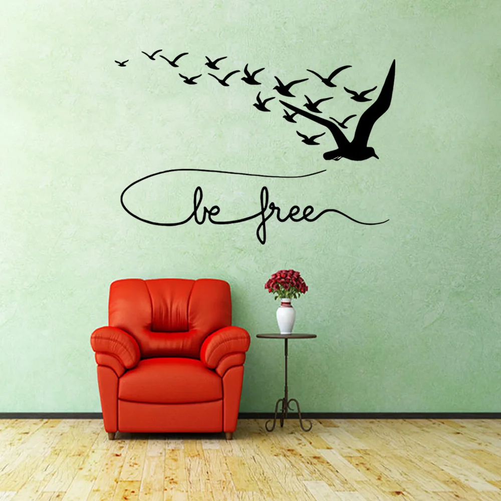 

Creative Seabird Wall Sticker for kids room Home Decor Living Room TV Wall Decorative DIY Decals Stickers