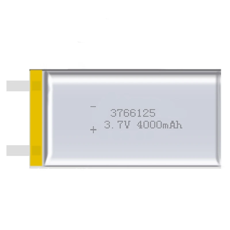 2x3766125 3,7 V 4000mAh литиевая полимерная аккумуляторная батарея для планшета gps psp видео игра электронная книга планшетный ПК Внешний аккумулятор