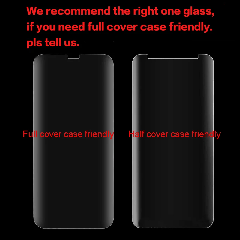 2pcs Screen Protector For Samsung S8 Plus S9 Plus Tempered Glass Liquid Full Glue UV Light for Galaxy Note8 Note 9 S10e S10 Plus