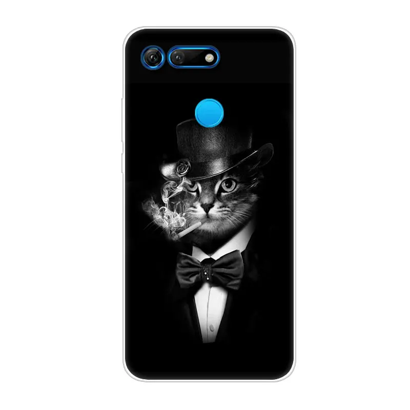 Силиконовый чехол для Huawei Honor View 20 6 4 дюйма мягкий телефона V20 задняя крышка бампер