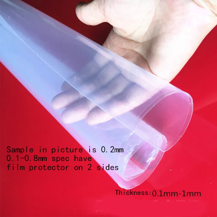 

Silicone rubber Sheet 0.1 0.2 0.3 0.4 0.5 0.6 0.8 1 2 3mm 500*500mm width board clear semi transparent Rubber Sheet/Mat/Cushion