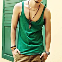 Бренд Летний стиль мода на бретелях мужские майки свободные хлопок Мягкий растягивающийся маленький карман украшения в стиле хип-хоп мужские жилет T632