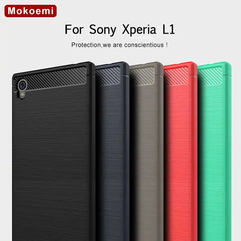 

Mokoemi Fashion Shock Proof Soft Silicone 5.5"For Sony Xperia L1 Case For Sony Xperia L1 Cell Phone Case