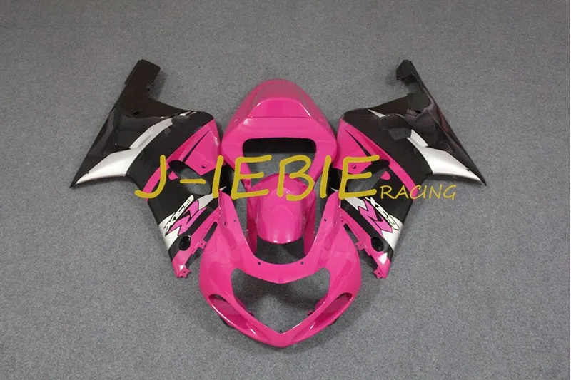 

Black pink Injection Fairing Body Work Frame Kit for SUZUKI GSXR 600/750 GSXR600 GSXR750 2001 2002 2003
