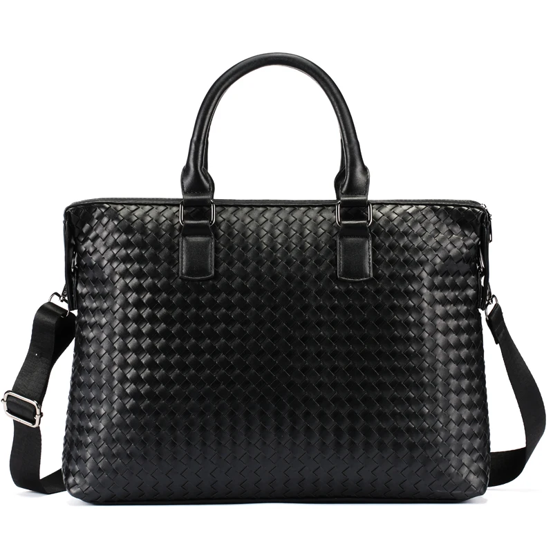 Мужская горизонтальная сумка Tidog ручной работы|woven handbags|handbag menbriefcase men |