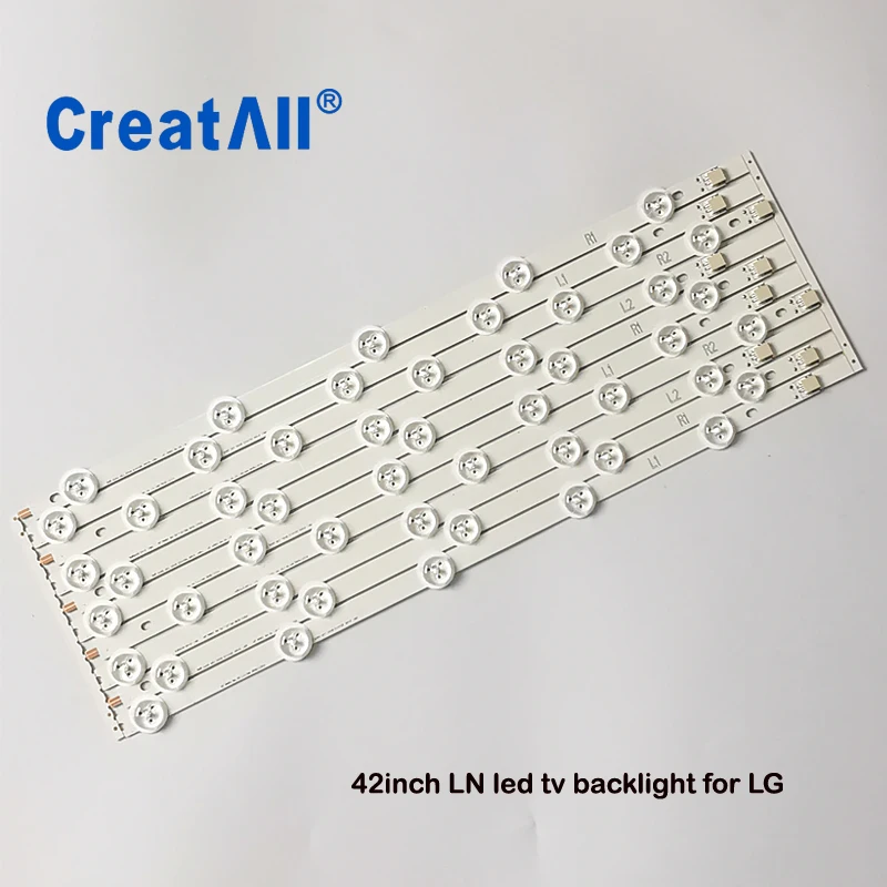 

10PCS 42inch L1/R1/L2/R2 led backlight Replacement Strips for LG 42"ROW 2.1 6916L-1214A 6916L-1215A 6916L-1216A 6916L-1217A