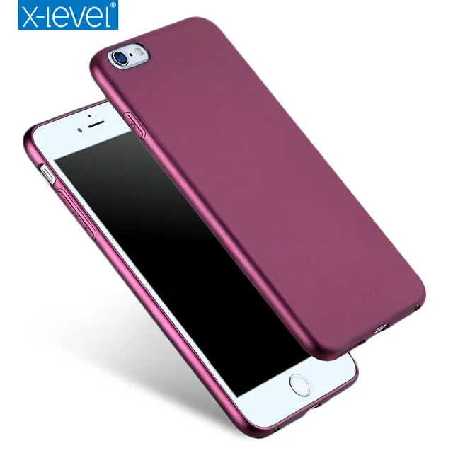 

X-Level Guardian Ultra thin Soft Matte TPU Case for iPhone 6 /6S Scrub Back Cover for iPhone6 Silicone Cases Capa