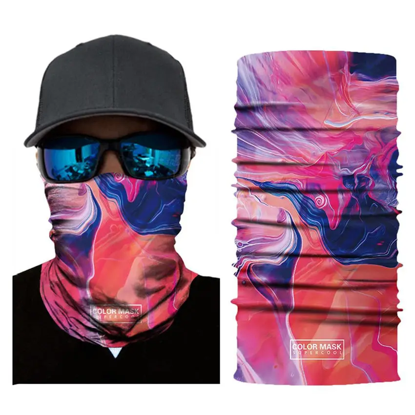 Спортивные маски волшебный шарф на открытом воздухе Балаклава для езды на велосипеде, мотоцикле, маска наездника повязка платок на голову Балаклава для нанесения маски на лицо D40 - Цвет: C