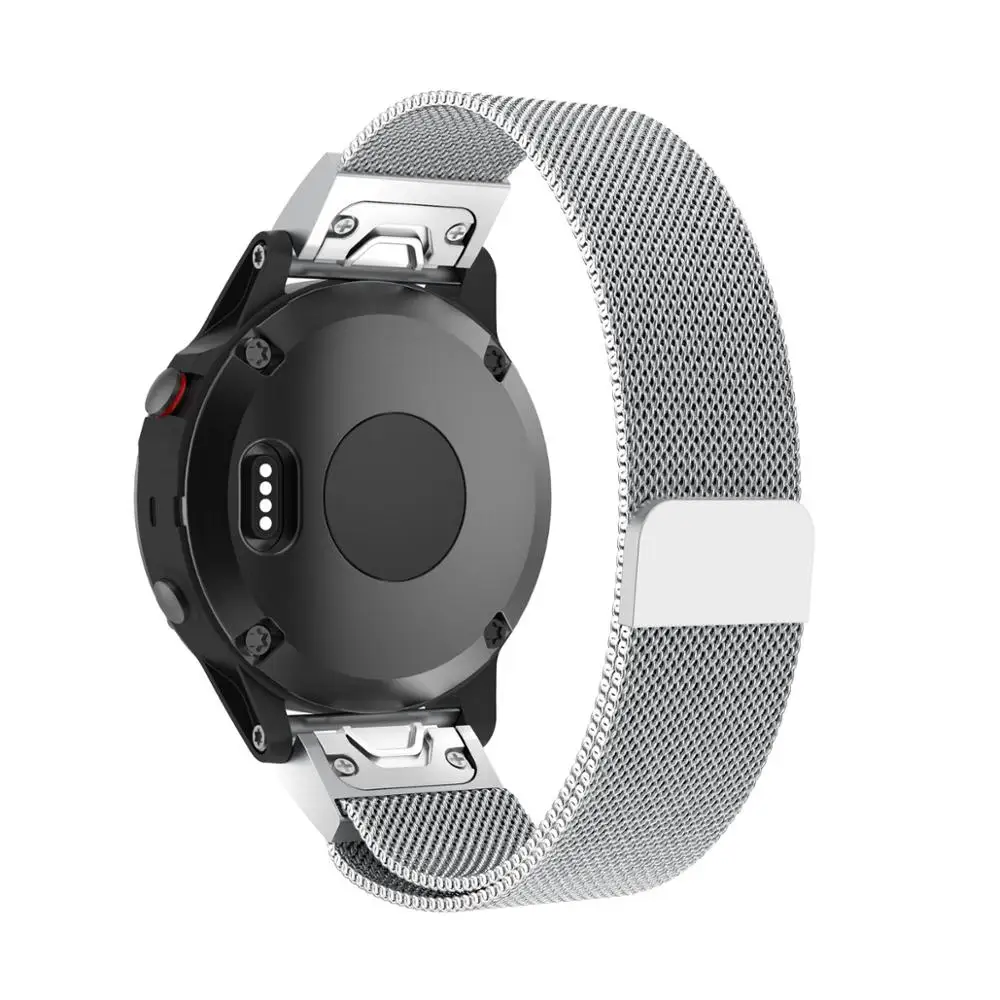 Для Garmin Fenix 5 Quick Fit Band Миланская металлическая лента|garmin fenix|metal bandmetal |