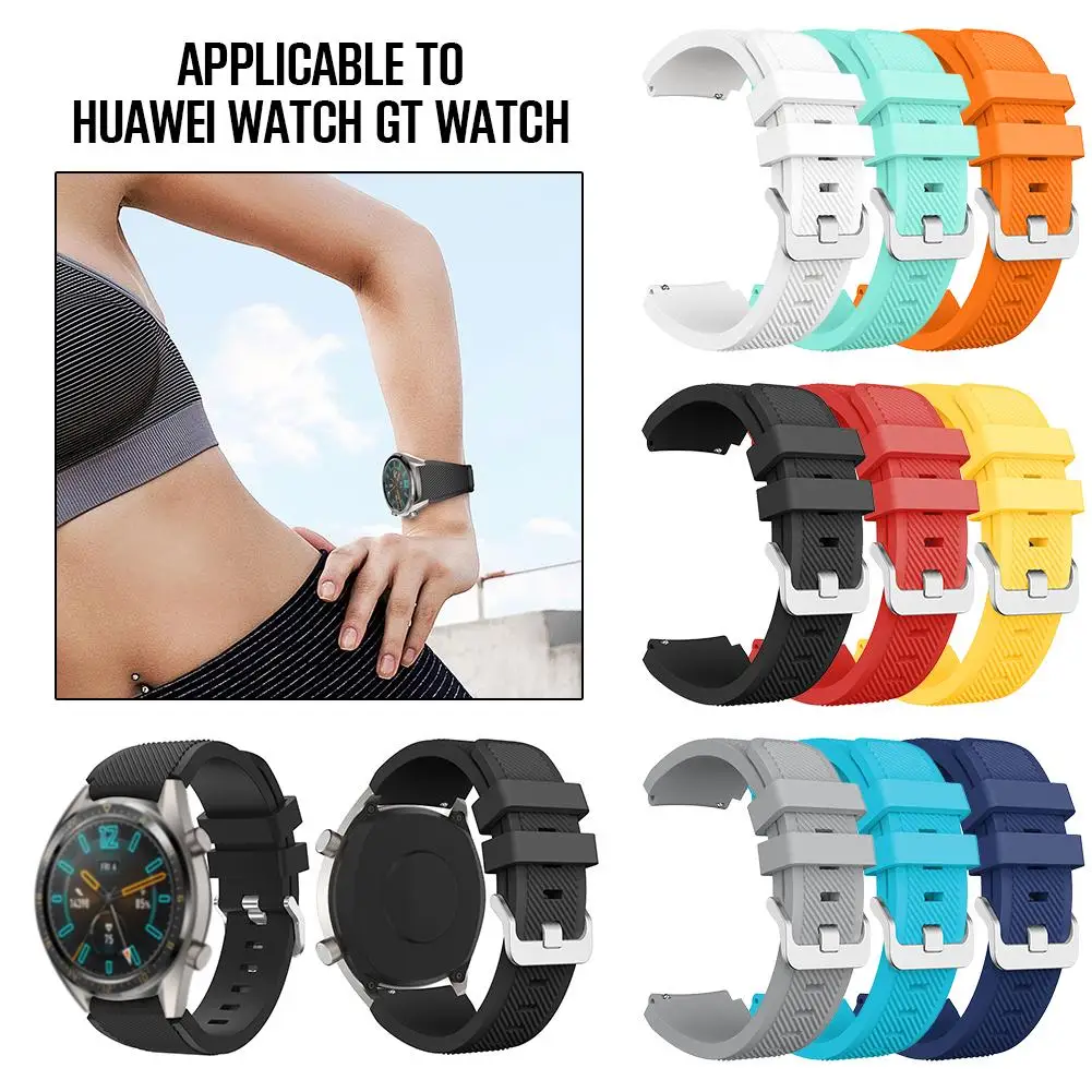 

Smart Sports Watch Silicone Strap Replacement for Huawei Watch GT Fitness Tracker Soft Wristbands fpr Huawei Watch GT 22mm