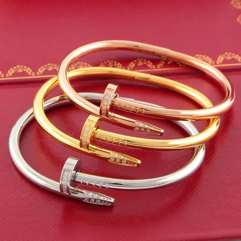 Carter Love Nail Stainless Steel Bracelet For Women Men Cuff Bangle Carter Love Nail Stainless Steel Bracelet For Women Men Cuff Bangle Bracelets And Bangles Feminine Jewelry In Harnesses Leashes From Mother