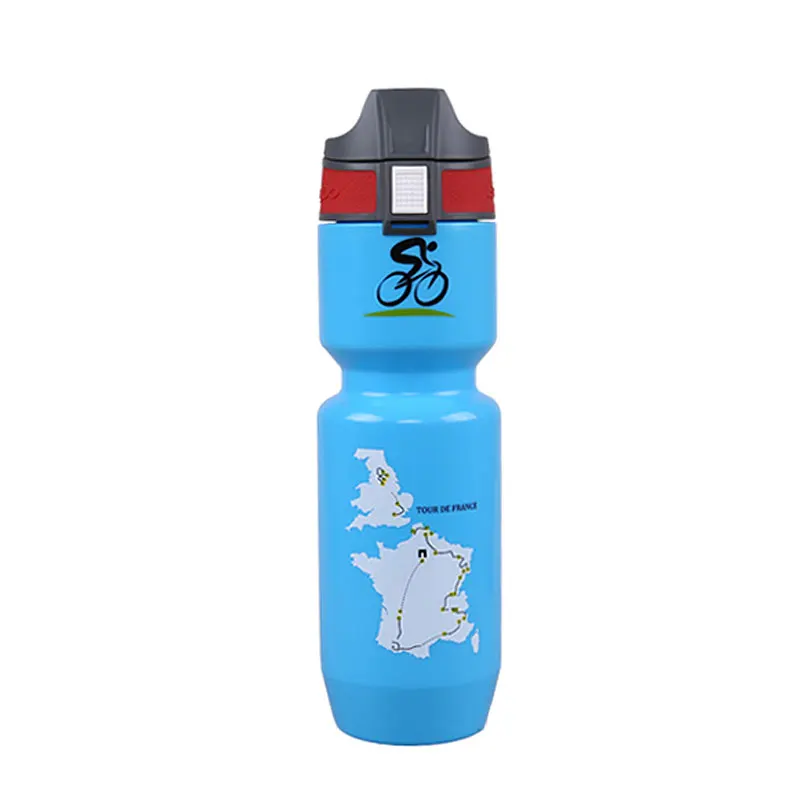Велосипедная бутылка для воды 750 мл, для езды на велосипеде, портативный спортивный кувшин для воды, нетоксичный, без БФА, фталат-20-100 градусов