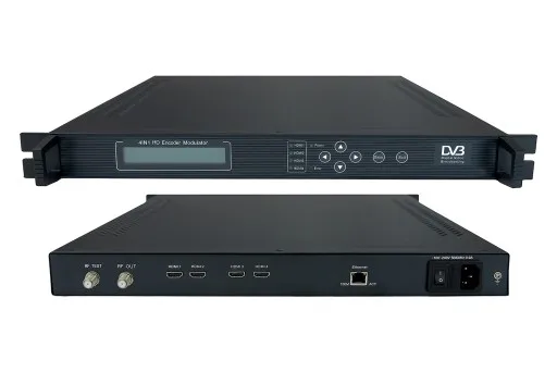 4IN1 H.264 HDMI DVB-C модулятор(4 HDMI, DVB-C) кам-модулятор Радио и ТВ Вещательное оборудование sc-4204