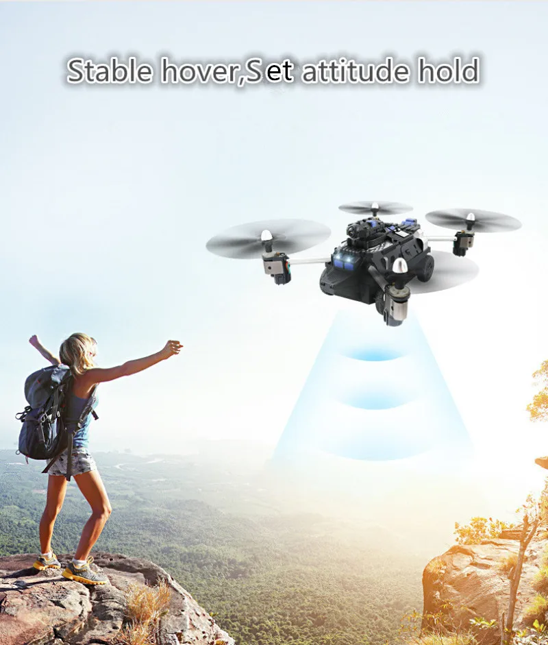 Lastest WIFI FPV Air And Ground RC drone Tank car JJRC H40-WH 2.4G 4CH 6axis Quadcopter with 2.0MP HD Camera kids adult RC toys Lastest WIFI FPV Air And Ground RC drone Tank car JJRC H40-WH 2.4G 4CH 6axis Quadcopter with 2.0MP HD Camera kids adult RC toys