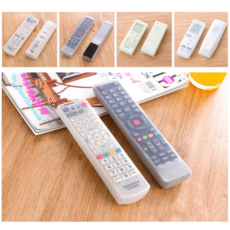 Waterproof Dust Cover Household supplies 1 Pcs Remote Control Covers TV Air Conditioner Remote Control Silicone Protective Kits