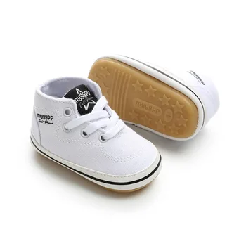 

2020 New Wild Canvas Shoes 0-18M Boys Girls Casual Shoes Toddler Soft Bottom Baby Shoes Spring Autumn Fashion Baby First Walker