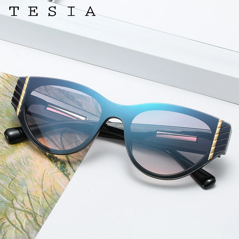 

Vintage Cat Eye Women's Sunglasses 2019 Designer Brand Luxury Women Retro Glasses Trend Personality Eyewear Lunette Soleil Femme