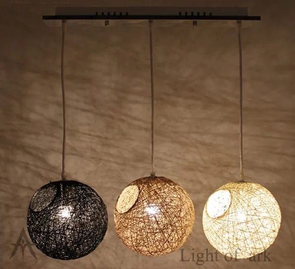 Naturaleza cubierta de DIY LED E27 lámpara de luces de la sala