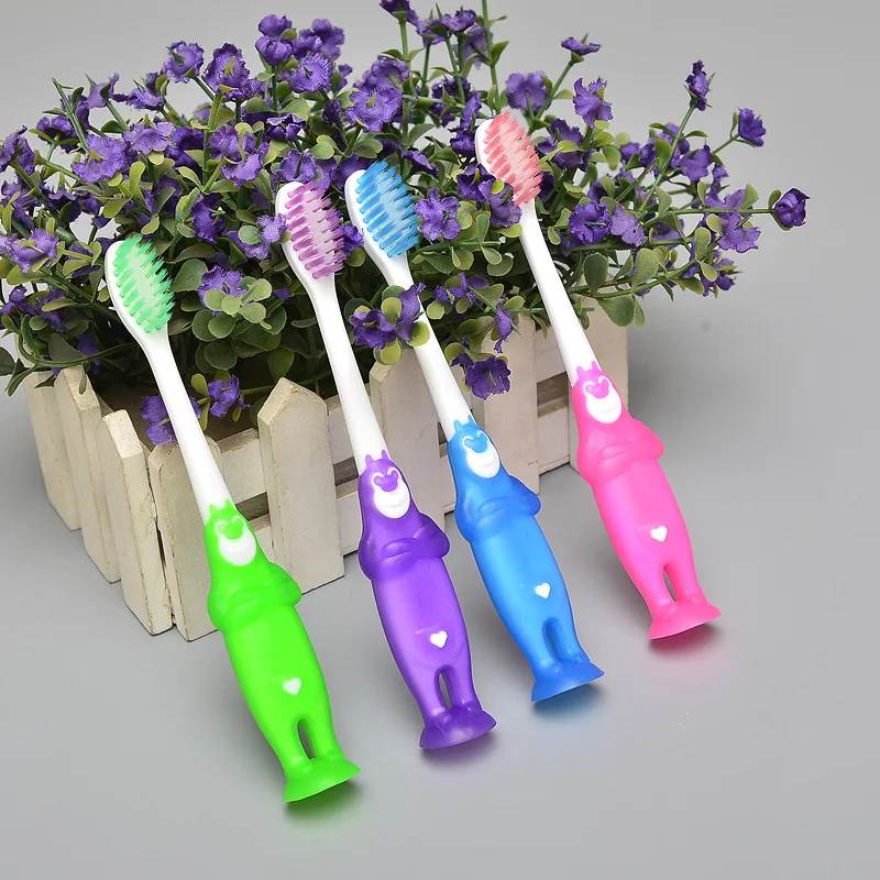 

4 Pcs/Pack Products for Children's Toothbrush Kids Tooth brush Mouth Clean Oral Hygiene for Baby Bamboo Charcoal free shipping