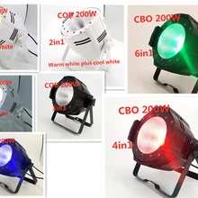200 Вт COB светодиодный светильник RGBWA UV 6в1 теплый белый+ холодный белый dj светильник светодиодный DMX ДИСКО сценический светильник ing effects