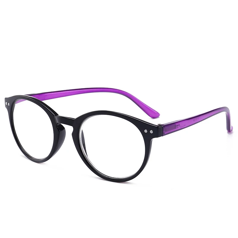 KOTTDO новые модные очки для чтения для мужчин и женщин, Анти-усталость, высококачественные очки для пресбиопии, очки для чтения+ 1,00~+ 4,00 - Цвет оправы: purple 350