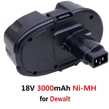 

18V 3000mAh Ni-MH Rechargeable Power Tool Battery for Dewalt DC9096 DE9039 DE9095 DE9096 DE9098 DE9503 DW9095 DW9096 DW9098