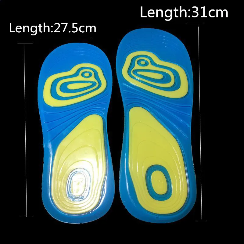 

Silicon Gel Insoles Foot Care For Plantar Fasciitis Heel Spur Running Sport Insoles Shock Absorption Arch Orthopedic Sole Pads