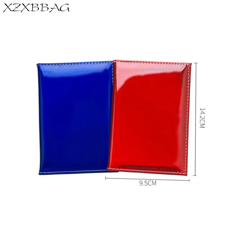 XZXBBAG Модный Лазерный чехол для паспорта из искусственной кожи унисекс держатель