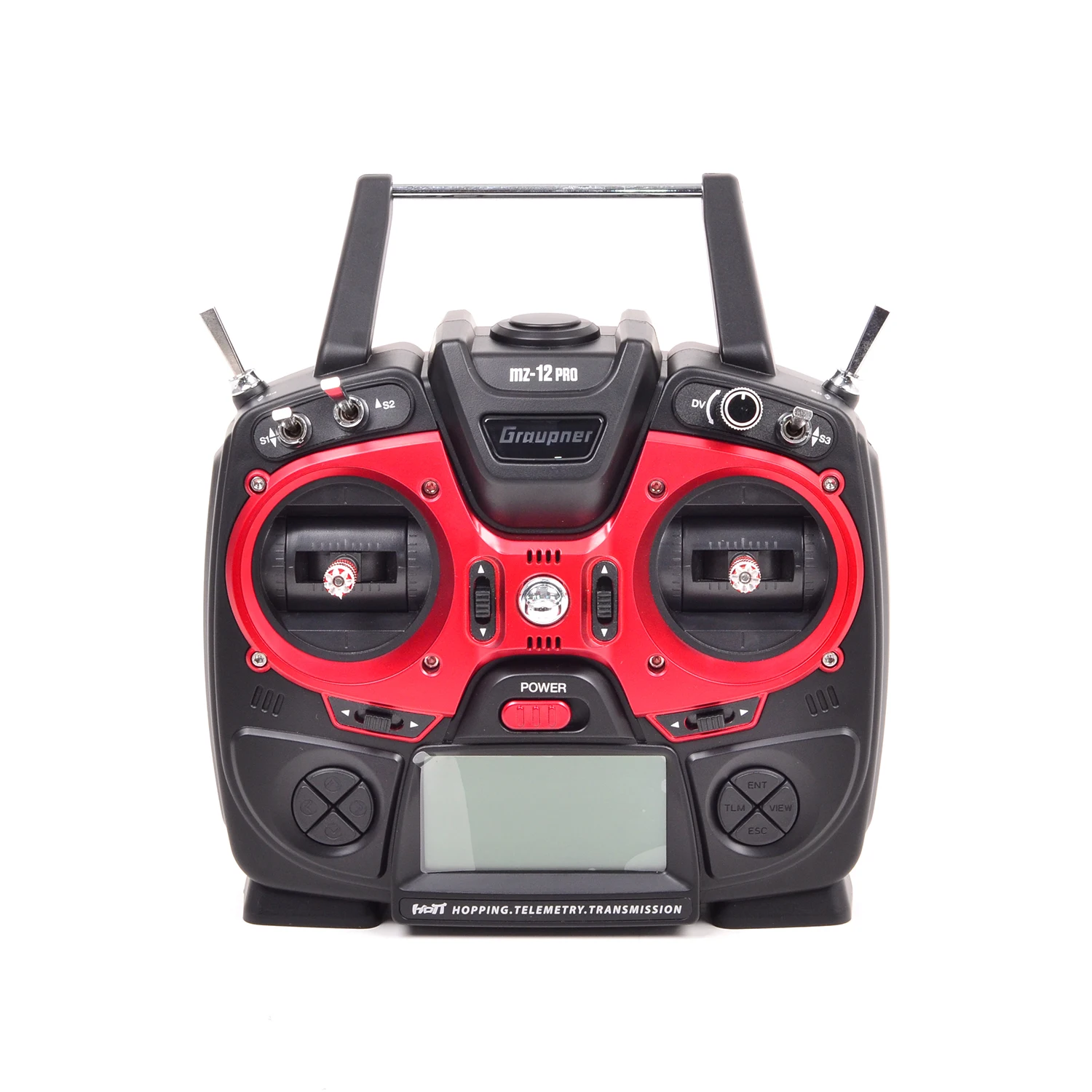 

Graupner MZ-12PRO remote control with receiver GR-12+3XG for remote control helicopter fixed-wing aircraft or multi-rotor model