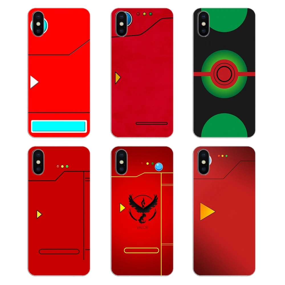 For Samsung Galaxy A5 A6 A7 A8 A9 J4 J5 J7 J8 2017 2018 Plus Prime Transparent Soft Shell Covers Pour Red Pokedex Alt Art Poster |