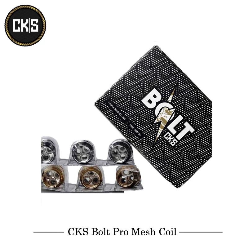

3pcs/lot CKS Bolt Pro Mesh Coil Replacement Head Single Double Triple Mesh Coils for CKS Bolt Pro Mesh Tank