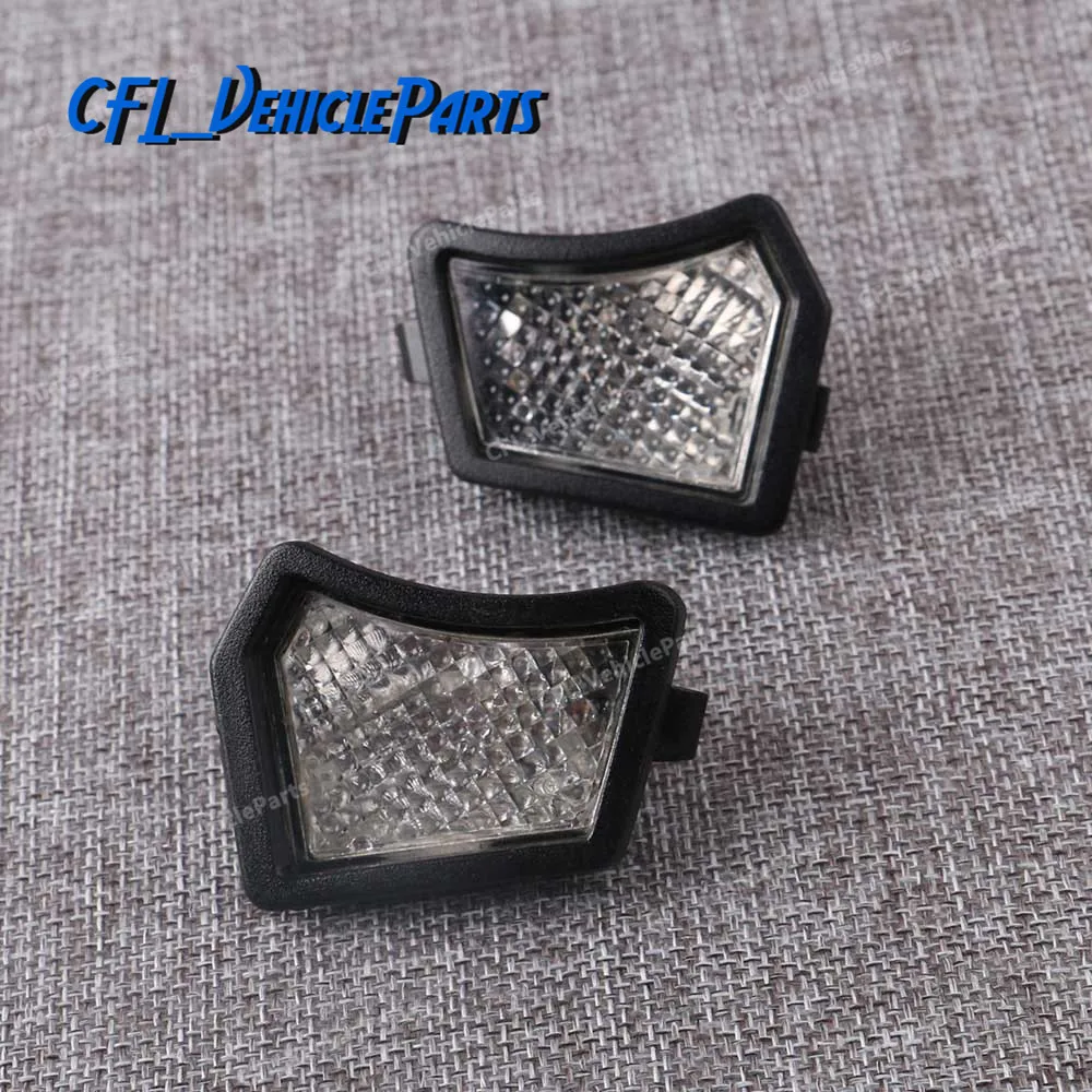 

Pair Front Door Mirror Puddle Light courtesy Light Lamp Lens L R 31217839 31217838 For Volvo S40 S60 S80 V50 V70 C30 XC70 XC90