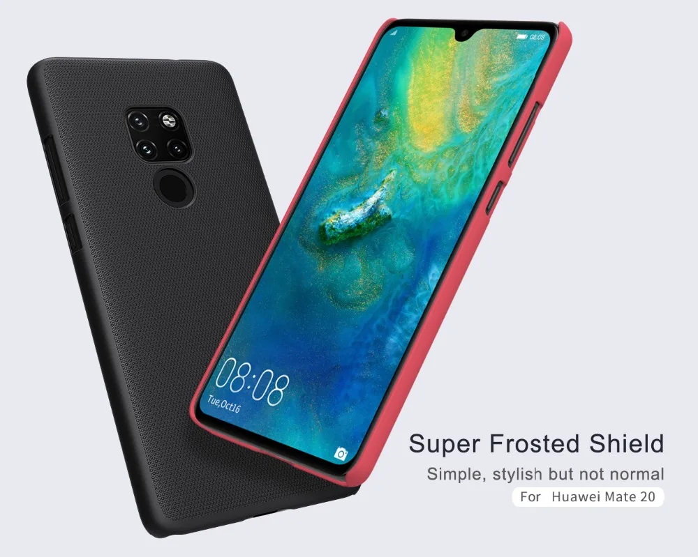 NILLKIN чехол для Huawei Mate 20 супер матовый защитный жесткий чехол-накладка | Мобильные