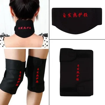 

3pcs/set Self Heating Tourmaline Magnetic Neck Waist Knee Heat Therapy Support Wrap Belt