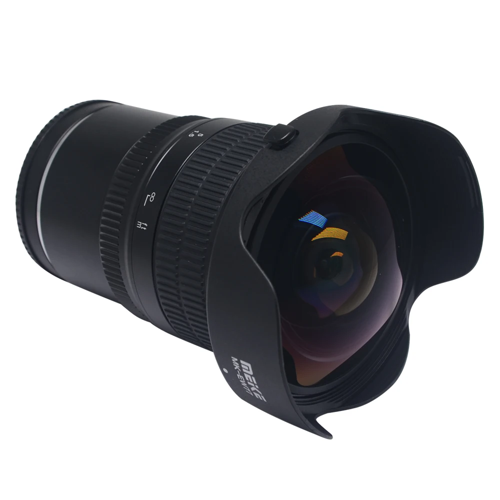 Широкоугольный объектив «рыбий глаз» Meike 8 мм f/3,5 для sony Alpha E-Mount A6000 A6300 A6500 A6400 A7 A7II A7III+ Полнокадровый APS-C