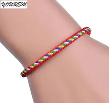 Traditional ethnic turn good lucky beads red rope bracelet for women men unisex jewelry accessories bracelets fj127 YOUREM