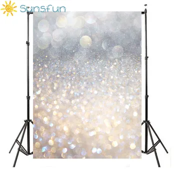 

Sunsfun 5x7FT Vinyl Cloth Bokeh New Born Baby Photographic Backgrounds Photo Studio Children Printed Studio Photo Backdrop
