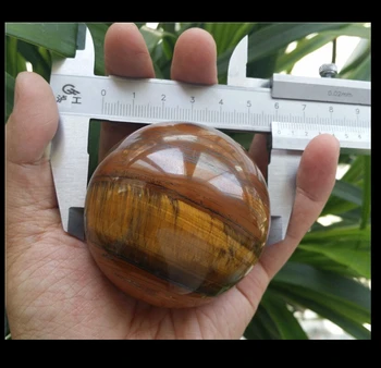 

SCY fa88004300408<<< 60mm Pretty Natural Tigers Eye Crystal Sphere Ball Healing China